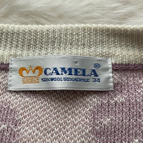 Vintage Camela Wool Blend Cardigan - Picture 4 of 7